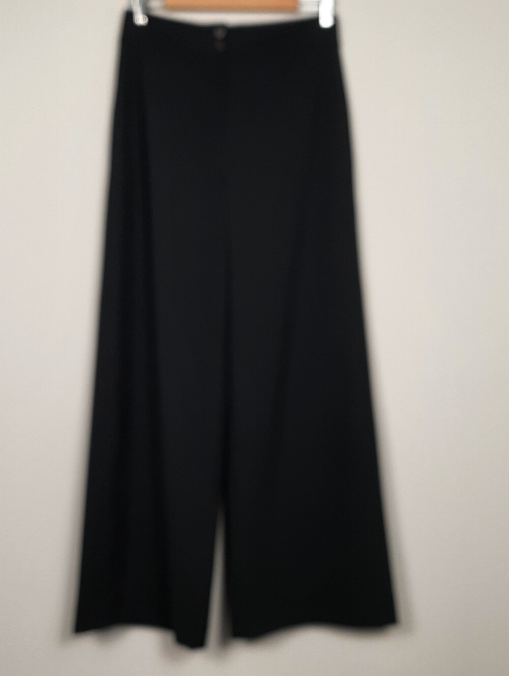 J. Crew Black Frankie High-Waist Wide Leg Pants Size 6